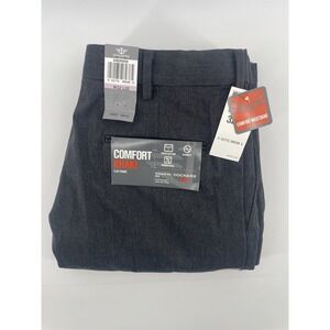 Dockers Premium Comfort Khaki Men 32x32 Relaxed Fit Flat Front Thick Fabric NWT